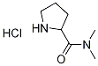 N,N-DiMethyl 2-pyrrolidinecarboxaMide HCl Structural
