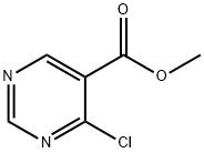 Methyl 4-ChloropyriMidine-5-carboxylate Structural