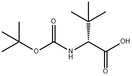 BOC-D-ALPHA-T-BUTYLGLYCINE Structural