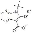 potassiuM 1-tert-butyl-3-(Methoxycarbonyl)-1H-pyrrolo[2,3-b]pyridin-2-olate Structural
