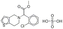 rac Clopidogrel-13C,d3 Hydrogen Sulfate Structural