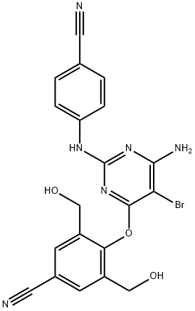 Dihydroxy Etravirine Structural