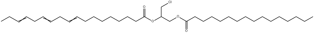 rac-1-Palmitoyl-2-linolenoyl-3-chloropropanediol Structural