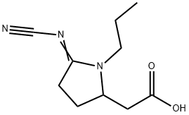 rac N-Propyl-2-cyanimidopyrrolidine-5-acetic Acid