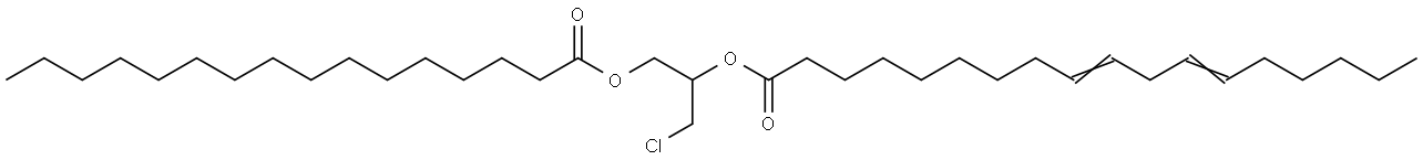 rac-1-Palmitoyl-2-linoleoyl-3-chloropropanediol Structural