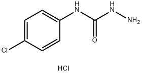 4-(4-CHLOROPHENYL)SEMICARBAZIDE HYDROCHLORIDE Structural