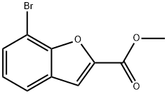 METHYL-7-BROMO-1-BENZOFURAN-2-CARBOXYLATE Structural