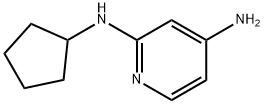 N2-cyclopentylpyridine-2,4-diamine Structural