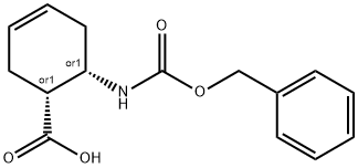 CIS-2-(BENZYLOXYCARBONYLAMINO)-4-CYCLOHEXENE-1-CARBOXYLIC ACID Structural