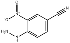 4-HYDRAZINO-3-NITROBENZONITRILE Structural