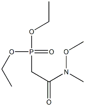 DIETHYL (N-METHOXY-N-METHYLCARBAMOYLMETHYL)PHOSPHONATE Structural