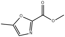 2-Oxazolecarboxylic acid, 5-methyl-， methyl ester Structural