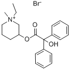 BENZILIC ACID 1-ETHYLPIPERIDIN-3-YL ESTER METHOBROMIDE