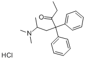 (+-)-METHADONE HYDROCHLORIDE--DEA Structural