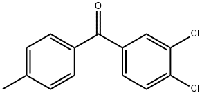 3,4-DICHLORO-4'-METHYLBENZOPHENONE Structural