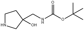 3-(Boc-aMinoMethyl)-3-hydroxypyrrolidine Structural