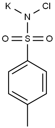 N-Chloro-4-methyl-benzenesulfonamide  potassium  salt,  Chloramine  T  potassium  salt,  anhydrous