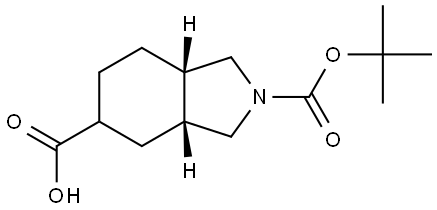 Octahydro-isoindole-2,5-dicarboxylic acid 2-tert-butyl ester Structural