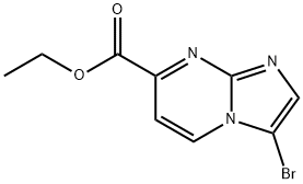 ethyl 3-bromoimidazo[1,2-a]pyrimidine-7-carboxylate Structural