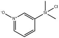 Pyridine, 3-(chlorodimethylsilyl)-, 1-oxide (9CI) Structural