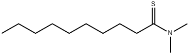 Decanethioamide,  N,N-dimethyl- Structural