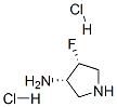 3-Pyrrolidinamine,4-fluoro-,dihydrochloride,cis-(9CI)