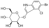 5-BROMO-4-CHLORO-3-INDOLYL ALPHA-D-MANNOPYRANOSIDE Structural