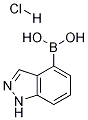 Indazole-4-boronic acid, HCl Structural