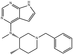 N-((3S,4S)-1-benzyl-4-Methylpiperidin-3-yl)-N-Methyl-7H-pyrrolo[2,3-d]pyriMidin-4-aMine Structural