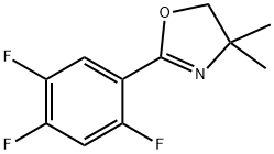 2-(2,4,5-TRIFLUOROPHENYL)-4,5-DIHYDRO-4,4-DIMETHYLOXAZOLE Structural