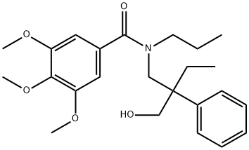 N-[2-(Hydroxymethyl)-2-phenylbutyl]-3,4,5-trimethoxy-N-propylbenzamide Structural