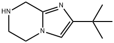 IMidazo[1,2-a]pyrazine, 2-(1,1-diMethylethyl)-5,6,7,8-tetrahydro- Structural