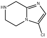 IMidazo[1,2-a]pyrazine, 3-chloro-5,6,7,8-tetrahydro- Structural