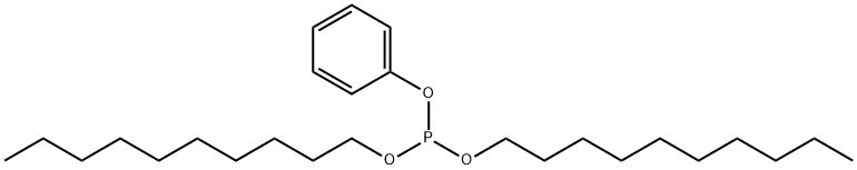 didecyl phenyl phosphite Structural