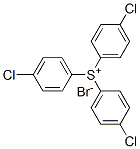TRIS-(4-CHLOROPHENYL)-SULFONIUM BROMIDE Structural