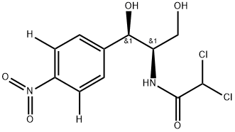 CHLORAMPHENICOL-[RING-3,5-3H] Structural