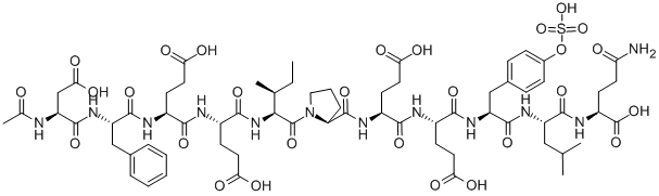 ACETYL-HIRUDIN (55-65) (SULFATED) Structural