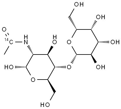 N-(ACETYL-1-14C)-LACTOSAMINE