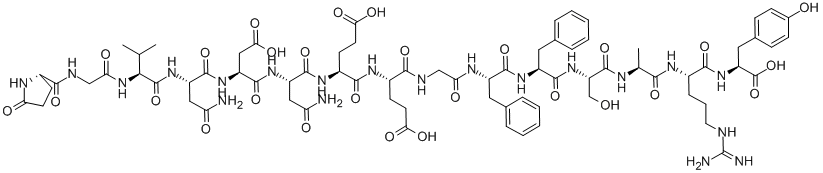 (TYR15)-FIBRINOPEPTIDE B Structural