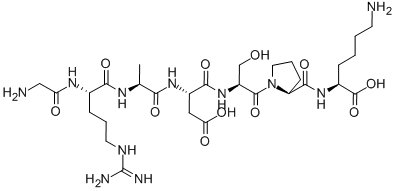 GLY-ARG-ALA-ASP-SER-PRO-LYS Structural