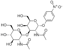 4-NITROPHENYL 2-ACETAMIDO-3-O-(2-ACETAMIDO-2-DEOXY-B-D-GLUCOPYRANOSYL)-2-DEOXY-A-D-GALACTOPYRANOSIDE Structural