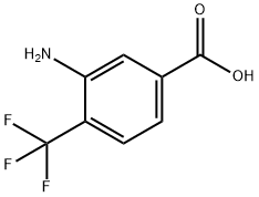 3-AMINO-4-(TRIFLUOROMETHYL)BENZOIC ACID Structural