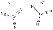 DI-POTASSIUM HEXACYANOCOBALT(II)-FERRATE(II)