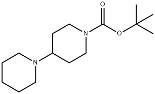 [1,4''-Bipiperidine]-1''-carboxylic acid 1,1-dimethylethyl<br>ester Structural