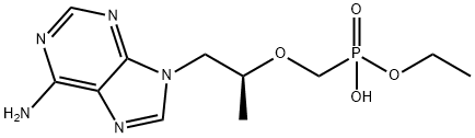 P-[[(1S)-2-(6-AMino-9H-purin-9-yl)-1-Methylethoxy]Methyl]-phosphonic Acid Monoethyl Ester Structural