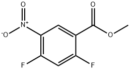 2,4-DIFLUORO-5-NITROBENZOIC ACID METHYL ESTER Structural