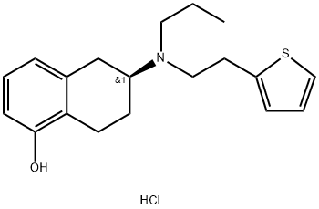 (6S)-6-(propyl-(2-thiophen-2-ylethyl)amino)tetralin-1-ol hydrochloride Structural