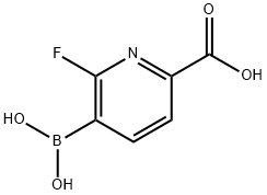 5-Borono-6-fluoropicolinic acid