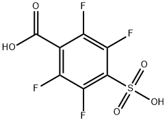 4-SULFO-2,3,5,6-TETRAFLUOROBENZOIC ACID Structural