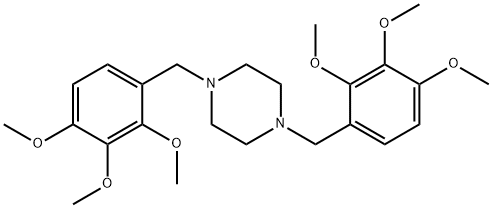 1,4-Bis(2,3,4-triMethoxybenzyl)piperazine Structural